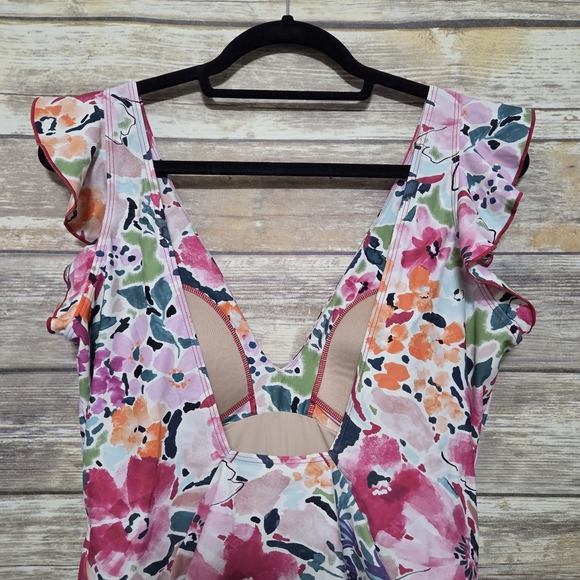 Summersalt x L.L. Bean The Ruffle Backflip One Piece Swimsuit Size 14 - Picture 6 of 9